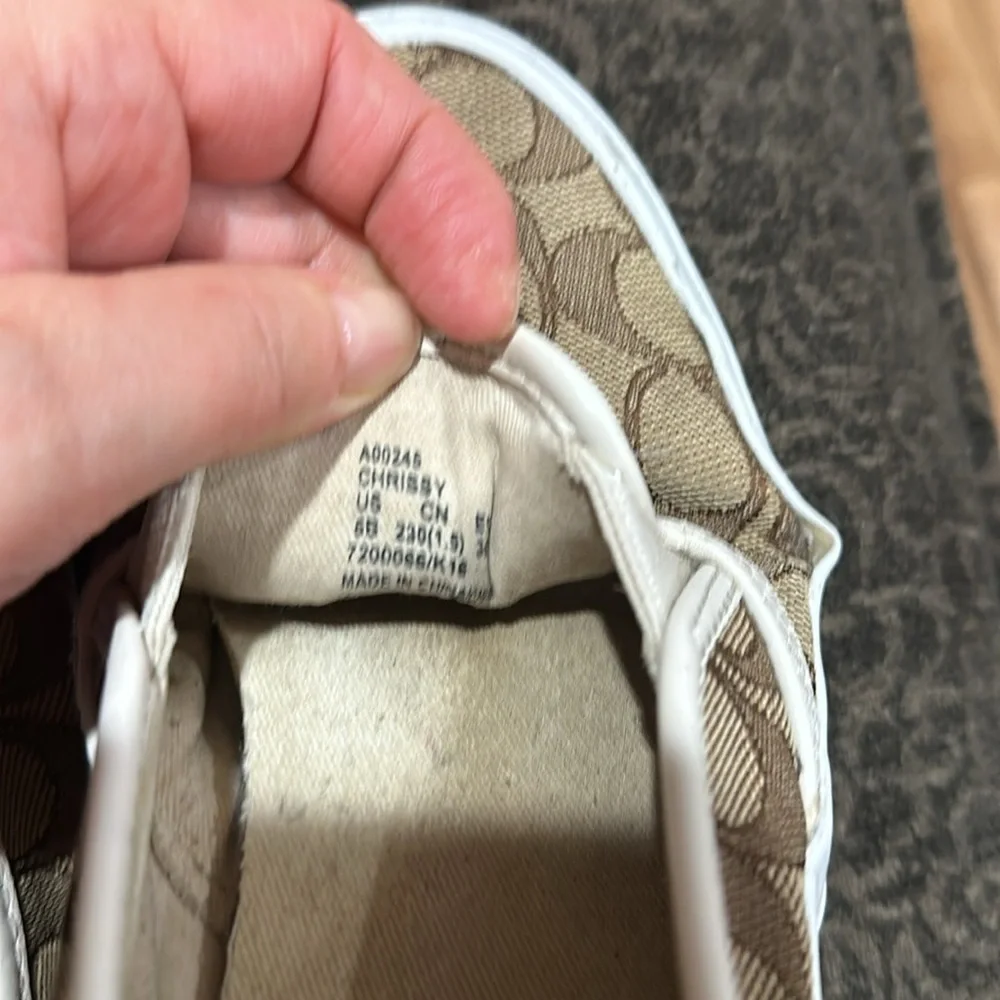Coach slip ons